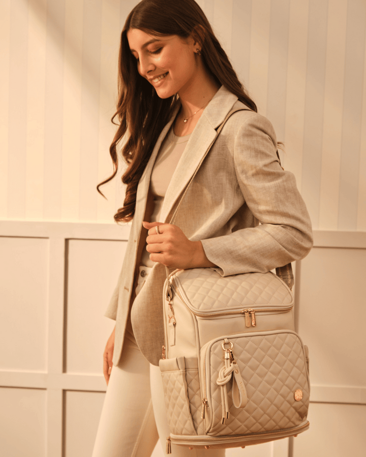 The Super Trooper Diaper Bag -Ecru