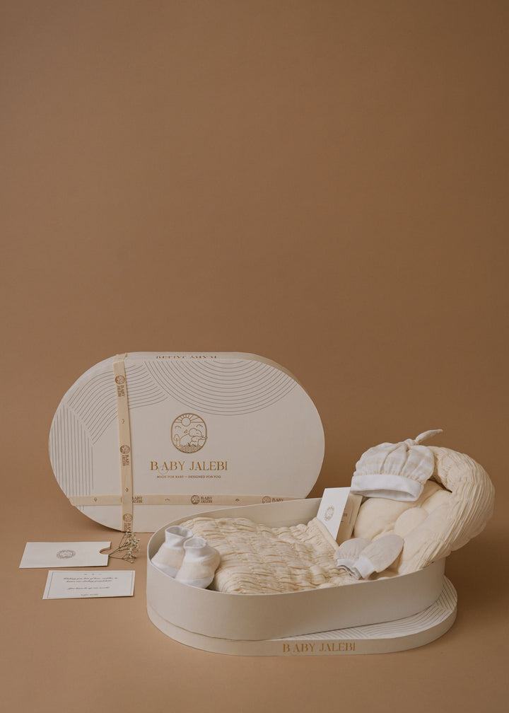 L'Ovale - Boîte Cadeau Parfaite pour Photo - Écru