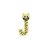 حروف الأبجدية الحيوانية J