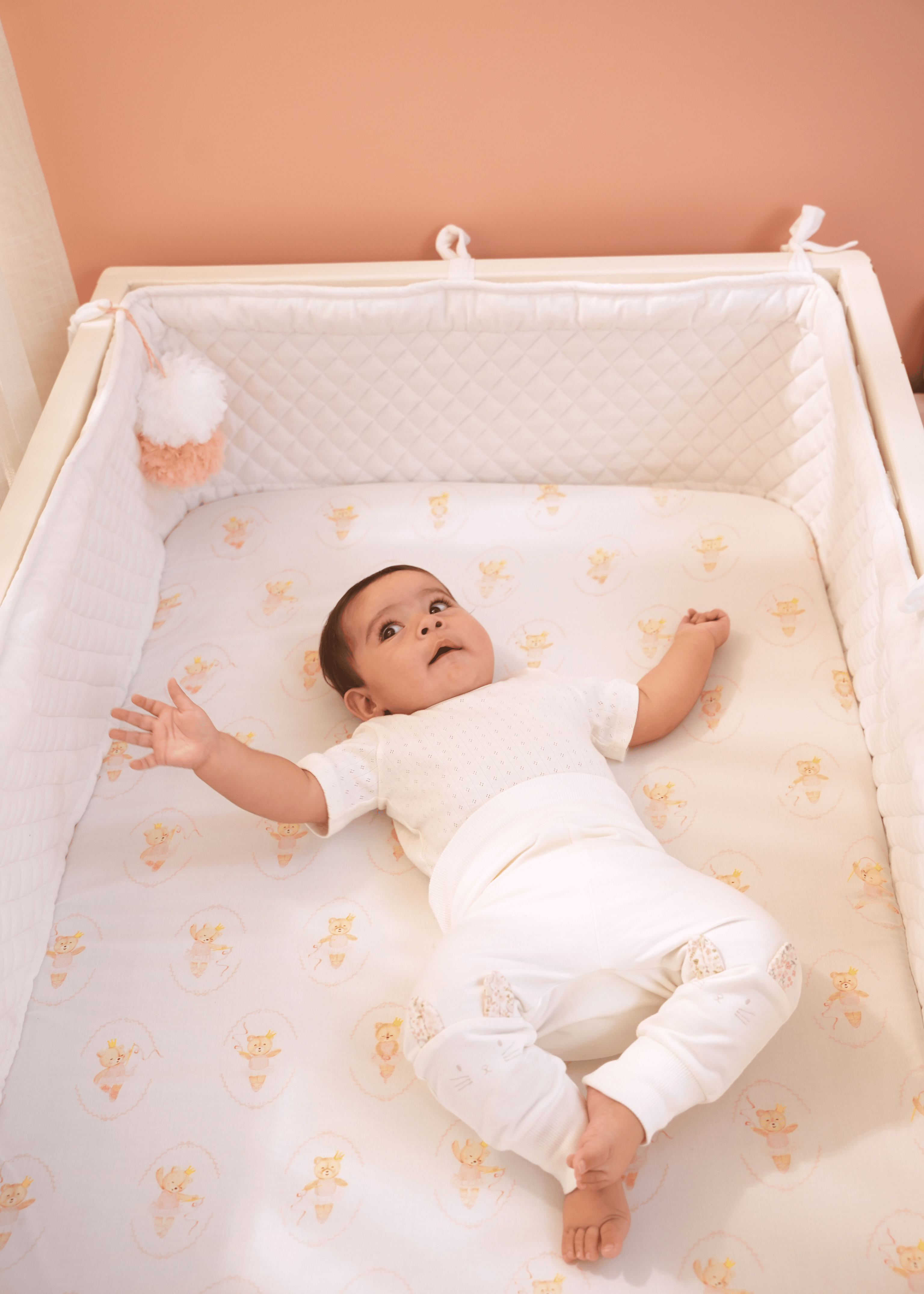 Parachoques de algodón - Blanco