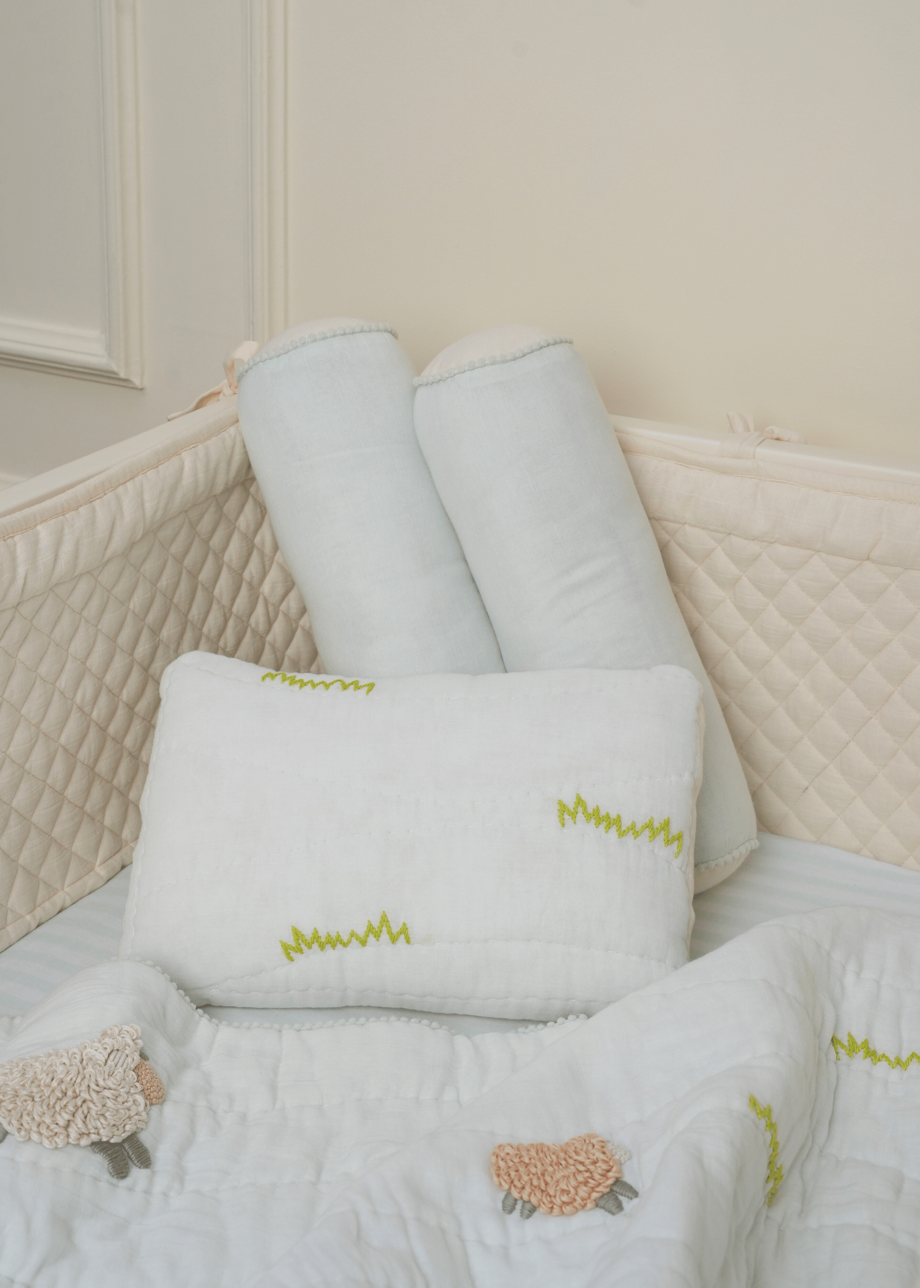 Ensemble de literie pour lit bébé Counting Sheep