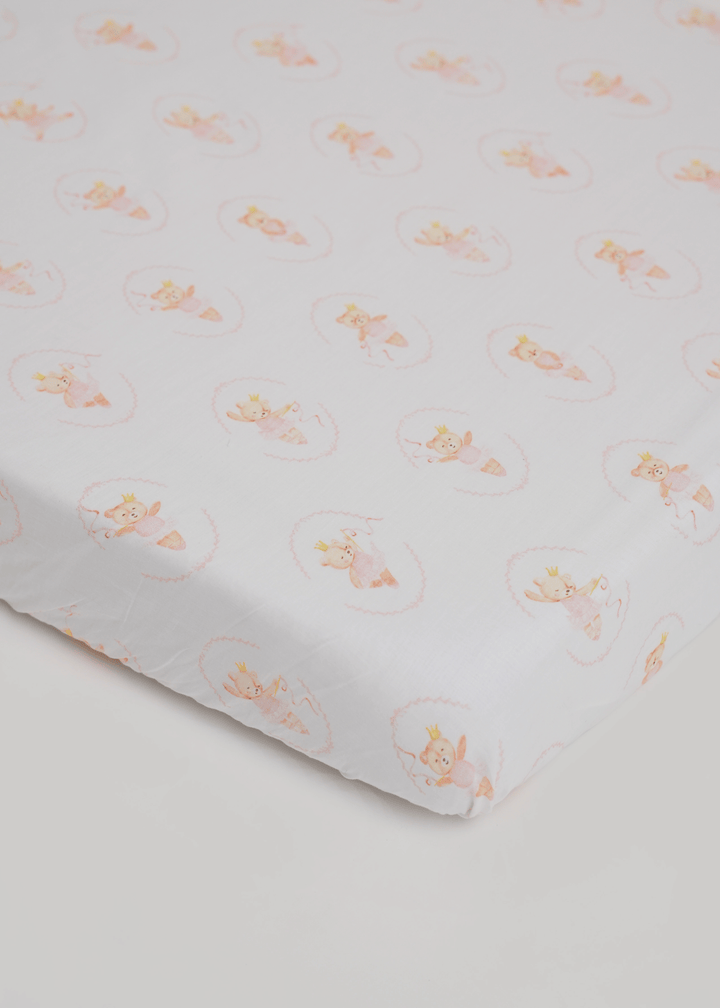 Ensemble complet de literie pour lit bébé Prima Ballerina Bear avec tour de lit