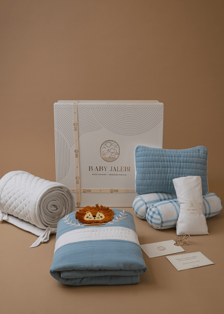 Ensemble de literie pour lit bébé Le Roi Lion avec pare-chocs