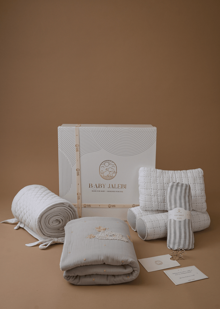 Ensemble complet de literie pour lit bébé Starry Night avec tour de lit