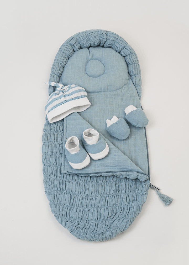 The Oval - Caja de regalo perfecta para fotos - Azul