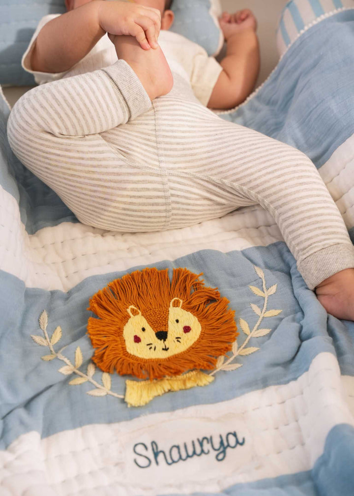 Ensemble de literie pour lit bébé Le Roi Lion avec pare-chocs