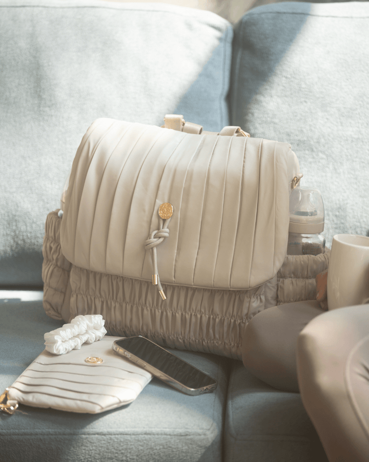 The Dune Diaper Bag - Silver Moon