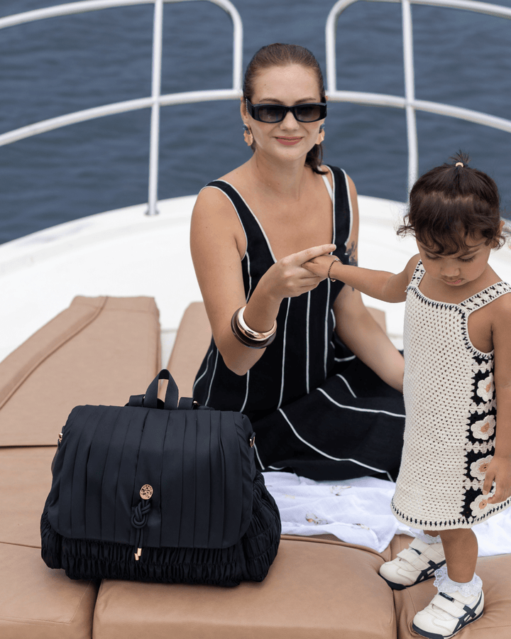 The Dune Diaper Bag - Black
