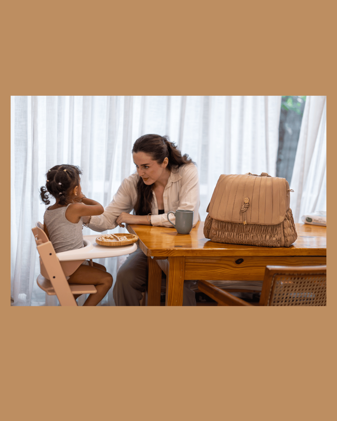 The Dune Diaper Bag - Mocha