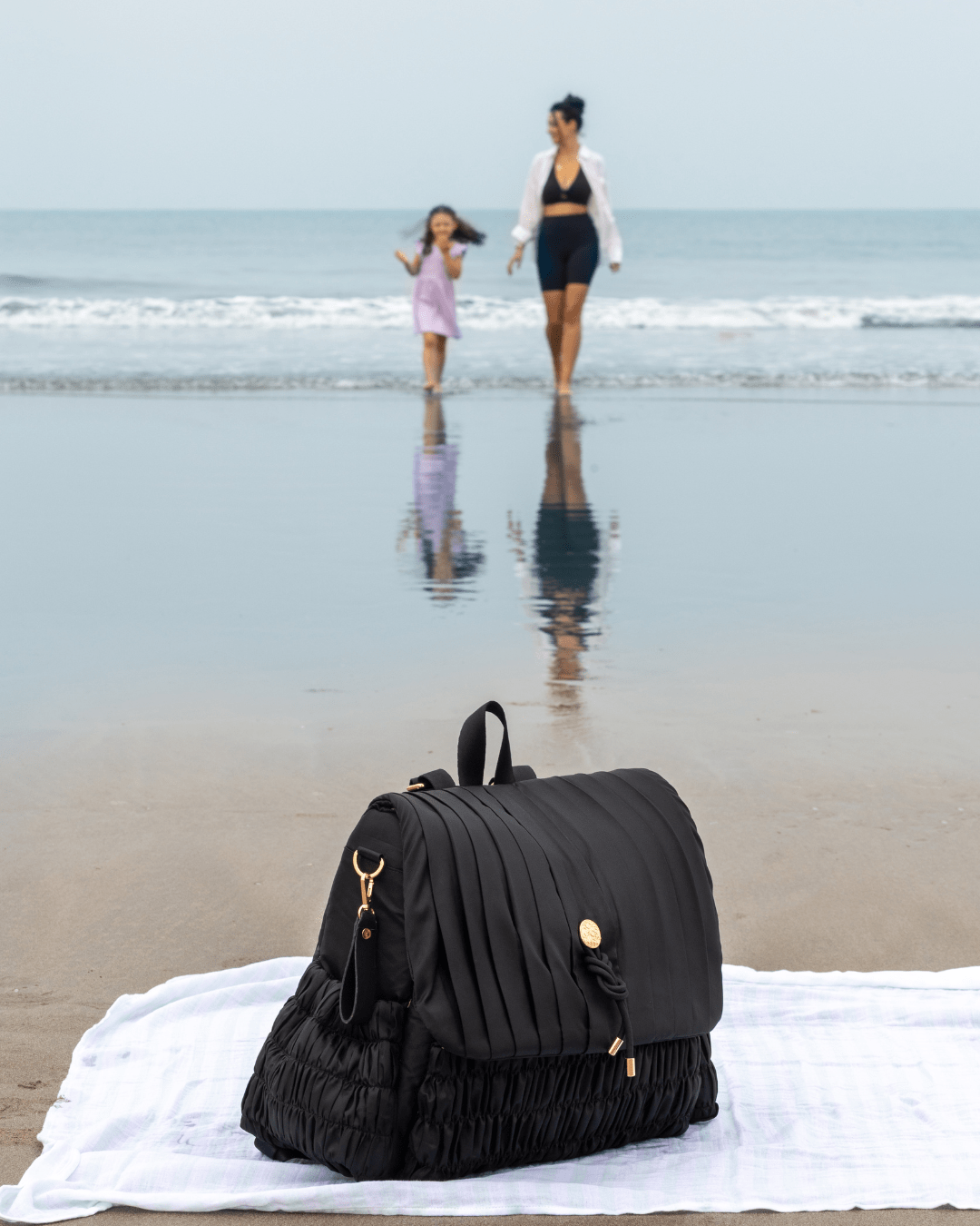 The Dune Diaper Bag - Black