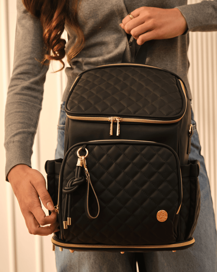 The Super Trooper Diaper Bag -Black