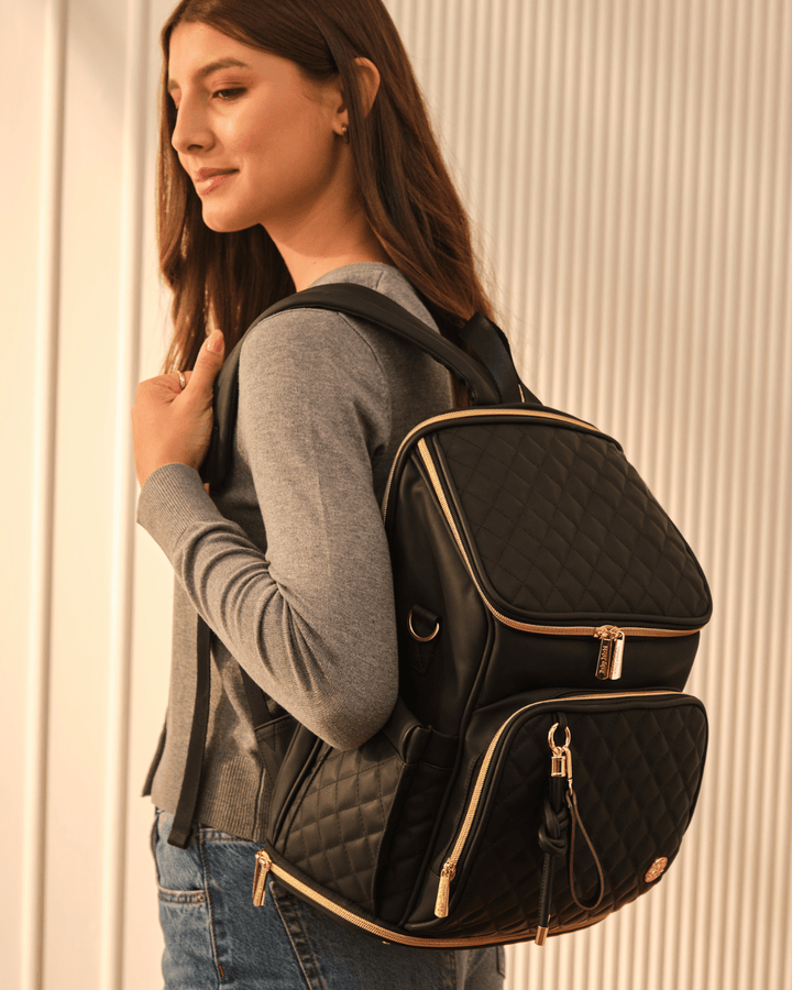 The Super Trooper Diaper Bag -Black