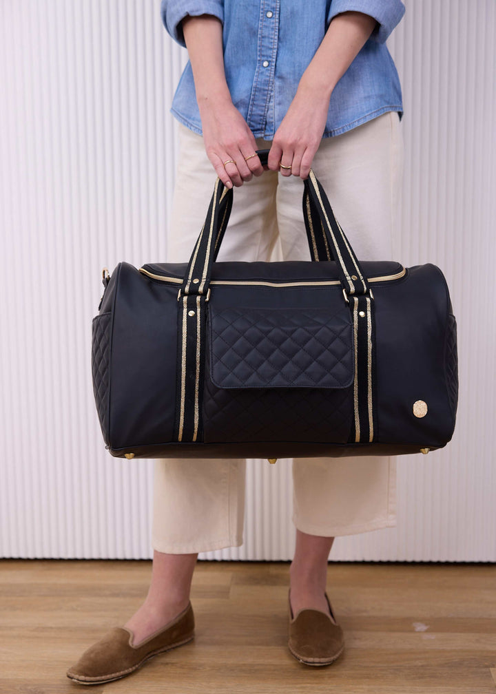 Mamma Mia Black Duffle
