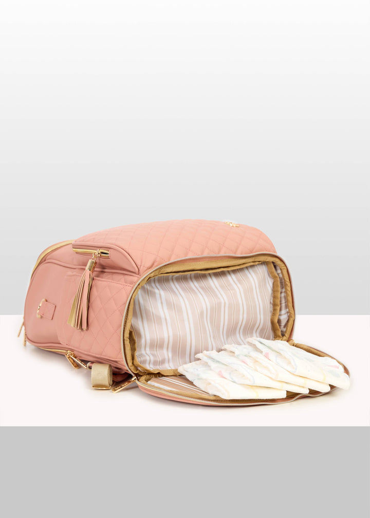 Bolsa de pañales The Super Trooper Luxe - Miami Pink