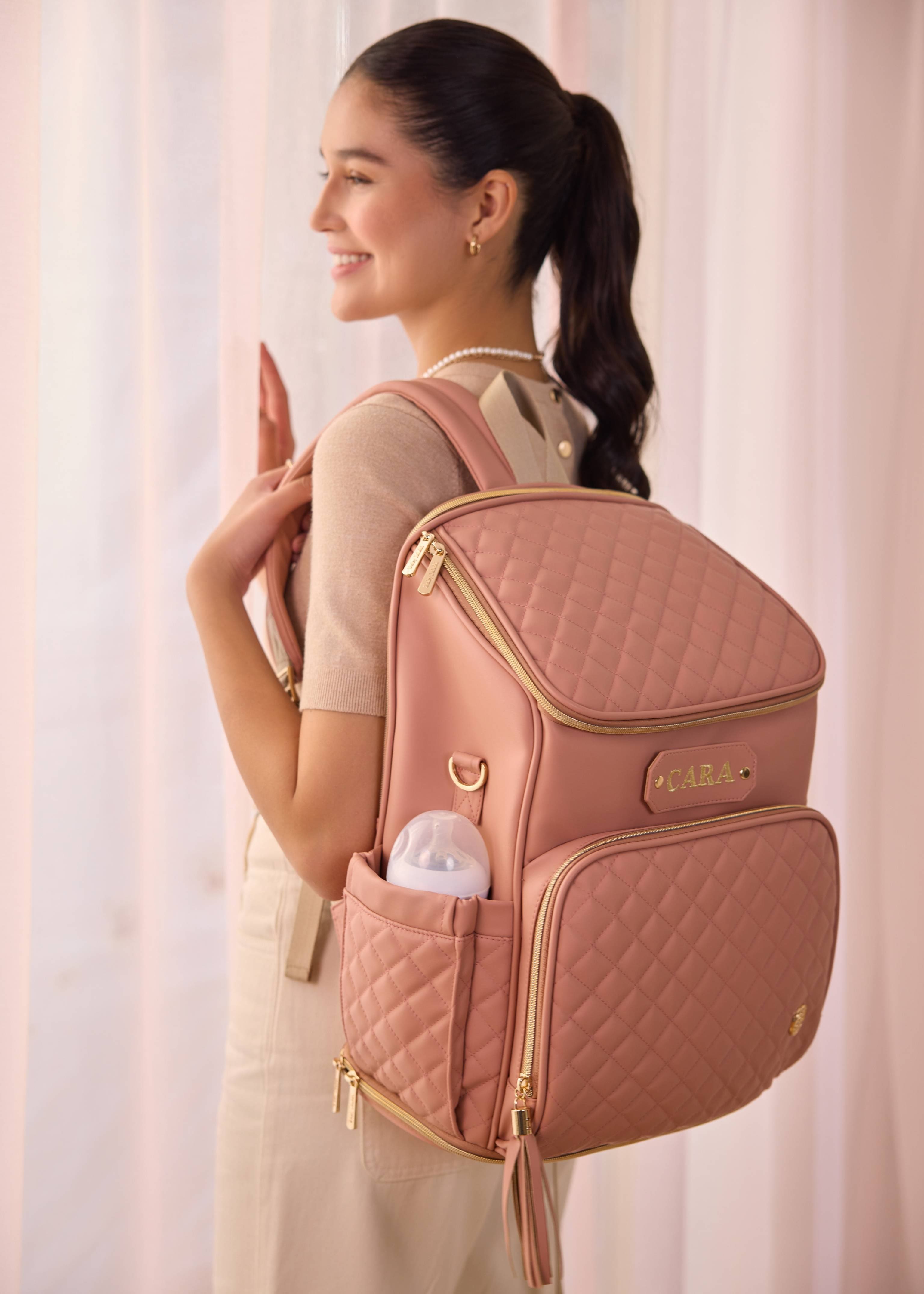 Bolsa de pañales The Super Trooper Luxe - Miami Pink