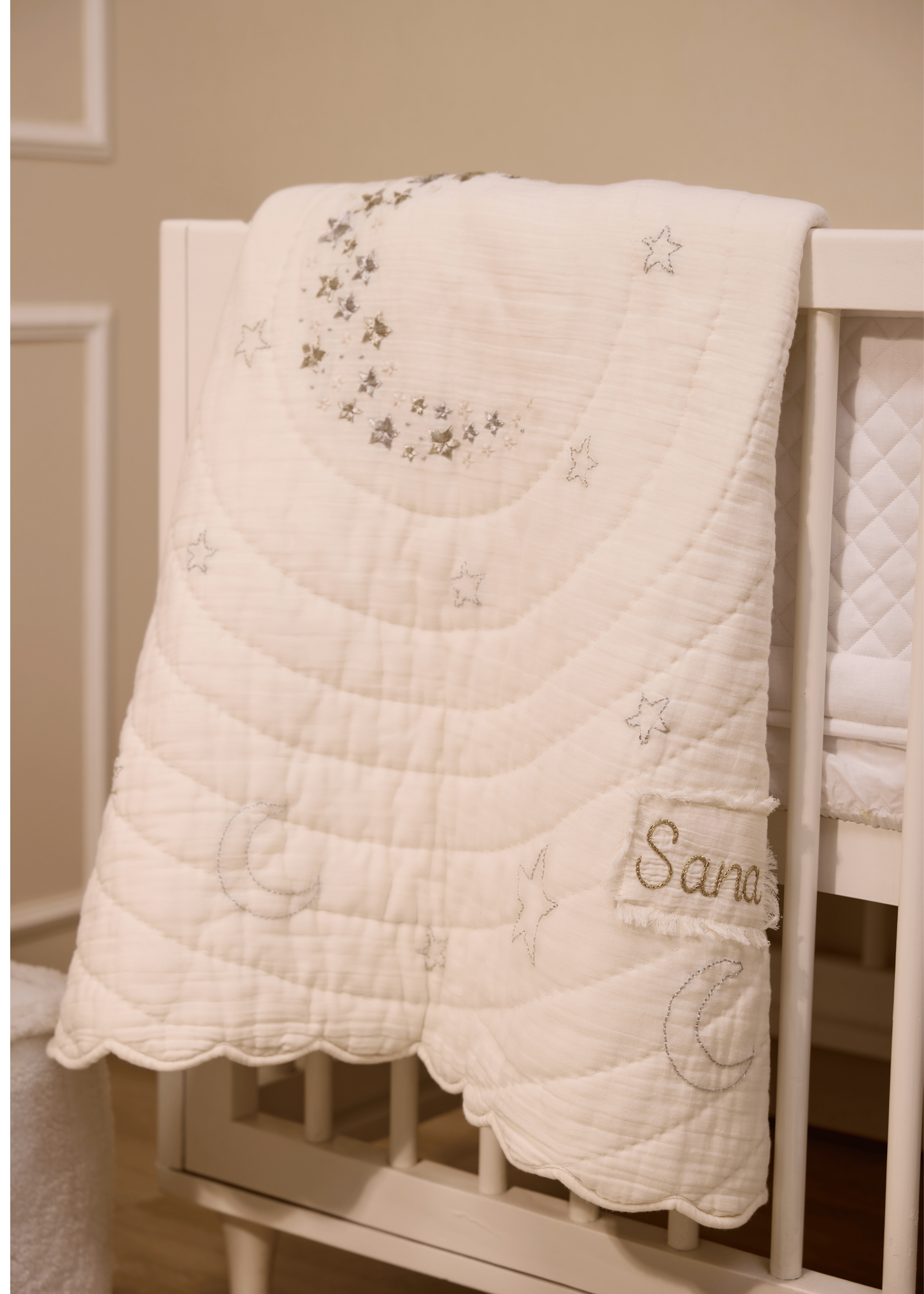 Luna Cot Bedding Set with Bumper