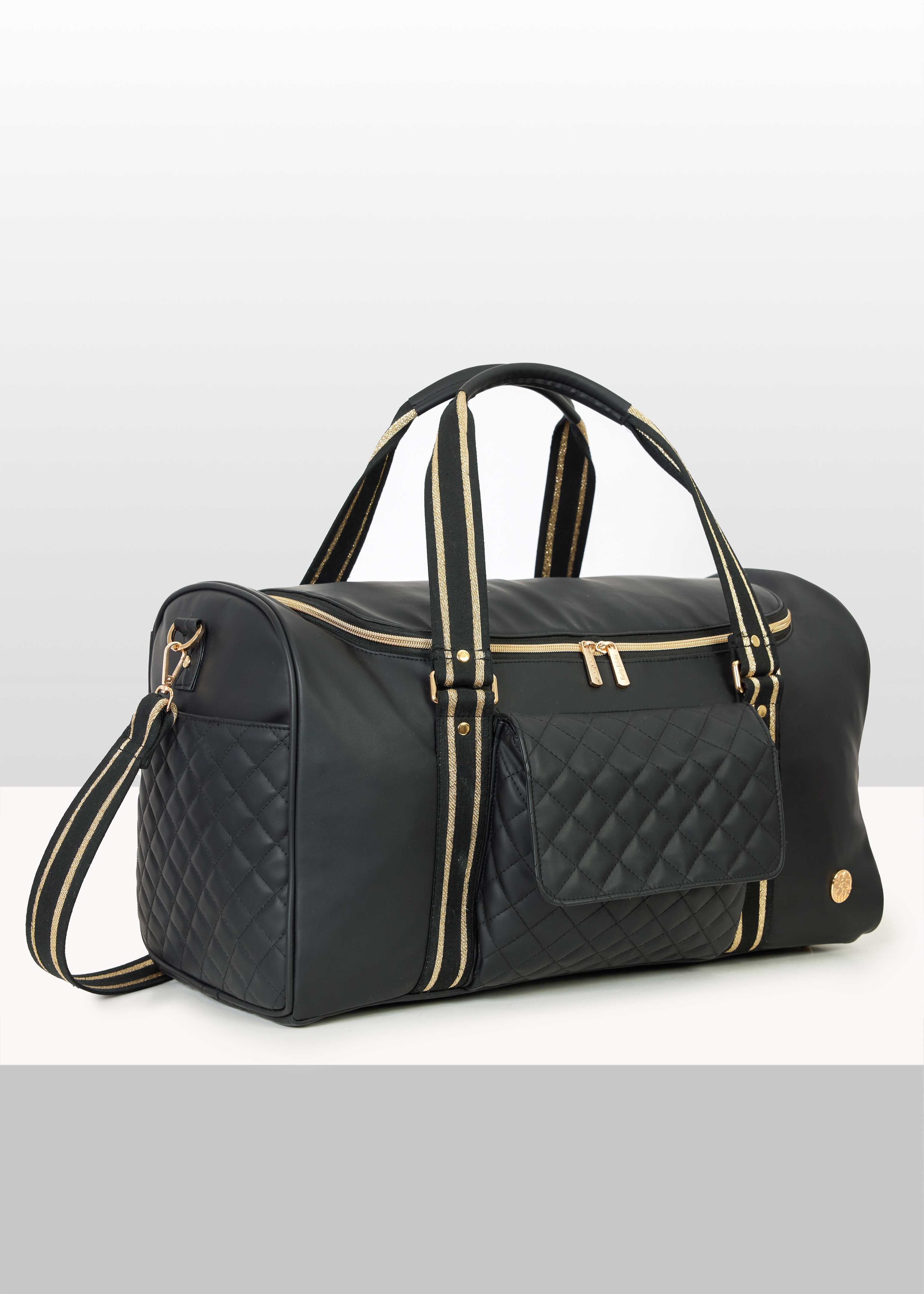 Mamma Mia Black Duffle
