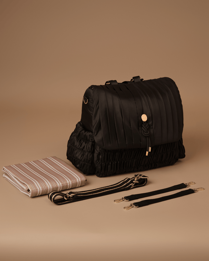 The Dune Diaper Bag - Black