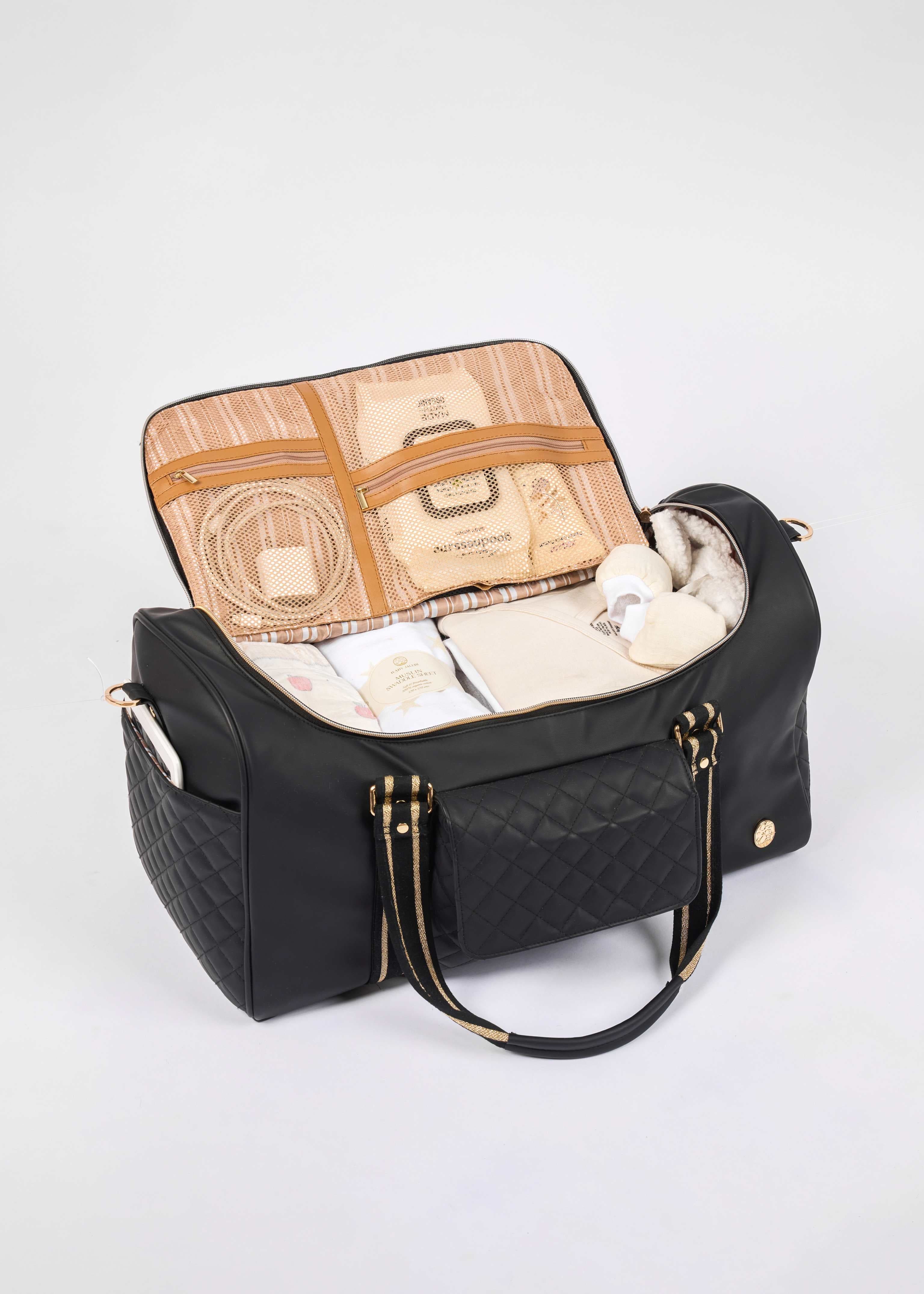 Mamma Mia Black Duffle