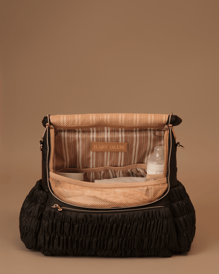 The Dune Diaper Bag - Black