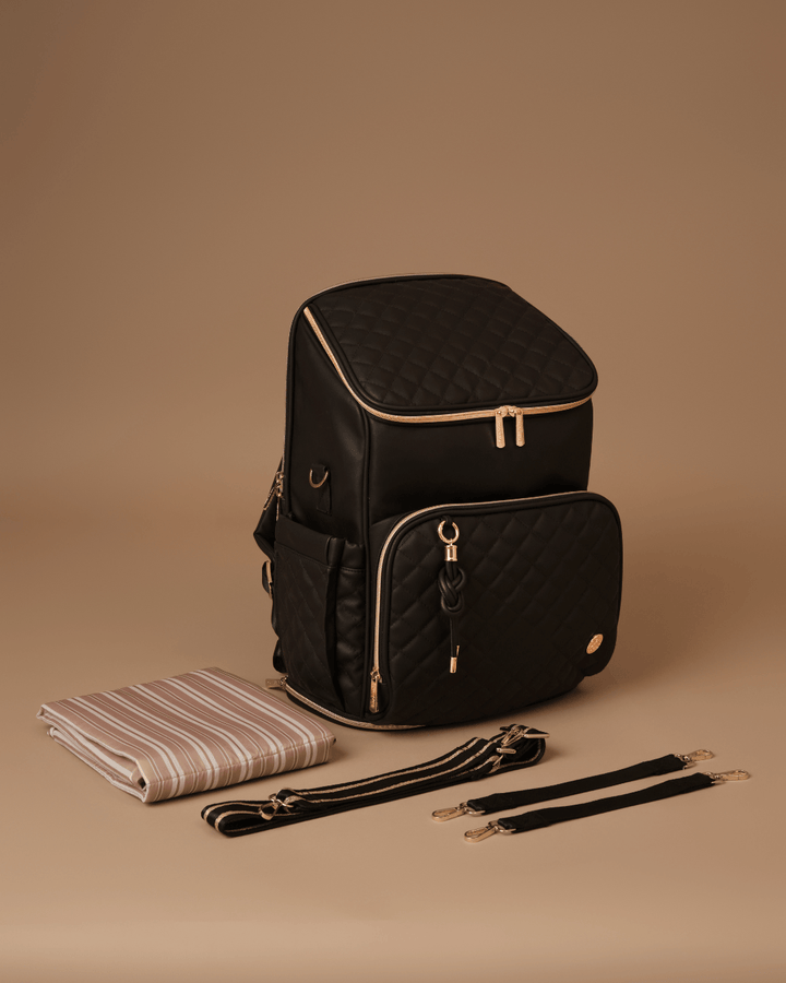 The Super Trooper Diaper Bag -Black