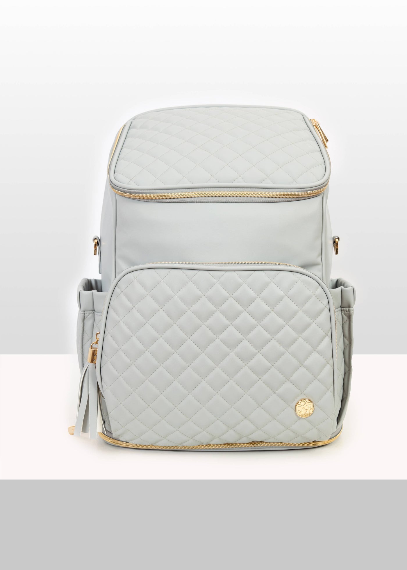 The Super Trooper Luxe Diaper Bag - Light Grey