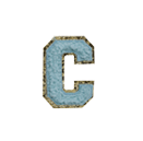 AQUA FUZZY ALPHABETS C