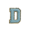 AQUA FUZZY ALPHABETS D
