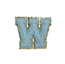 AQUA FUZZY ALPHABETS W