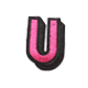 Alphabets 3D U small