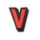 Alphabets 3D V small