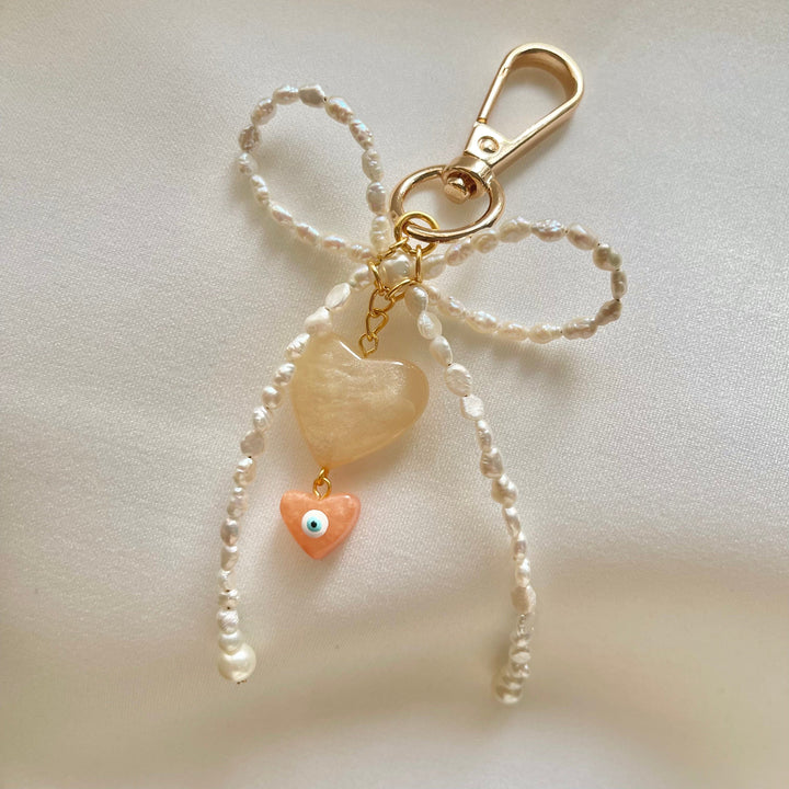 PEARL Bow Bag Charm