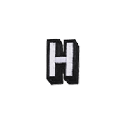 3D ALPHABETS H
