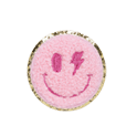 PATCHES ICONS PINK SMILEY