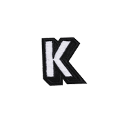 3D ALPHABETS K