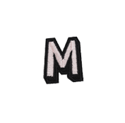 3D ALPHABETS M