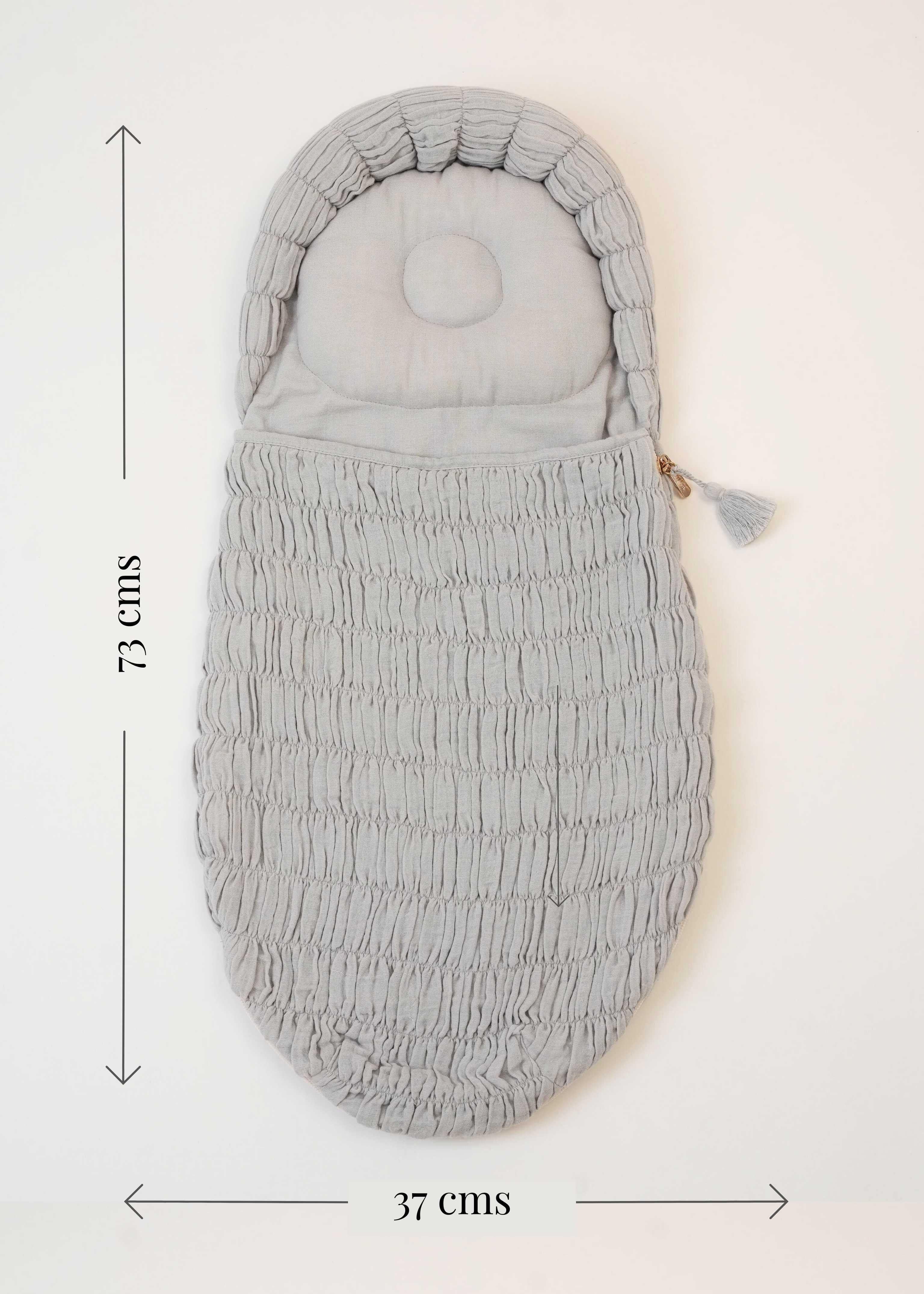 The Crescent Sleeping Bag Blue Grey