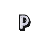 3D ALPHABETS P