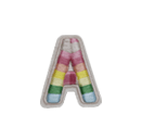 RAINBOW ALPHABETS A