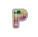 RAINBOW ALPHABETS P