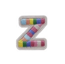 RAINBOW ALPHABETS Z