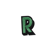 3D ALPHABETS R
