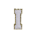 WHITE FUZZY ALPHABETS I