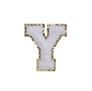 WHITE FUZZY ALPHABETS Y