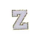 WHITE FUZZY ALPHABETS Z