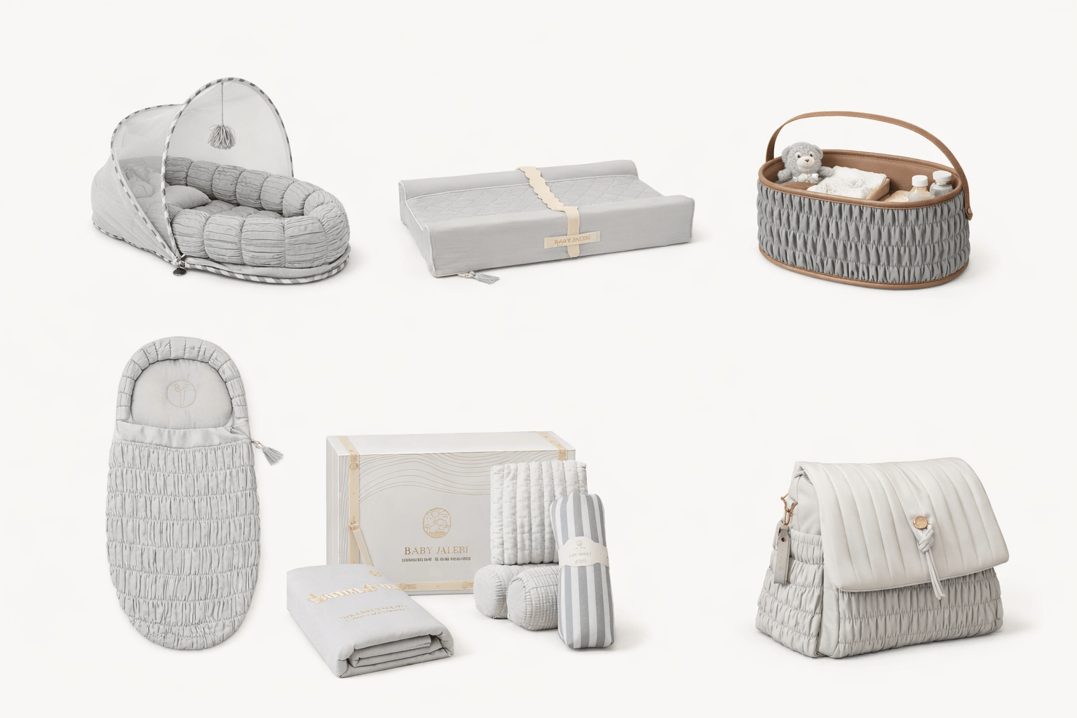 Baby Jalebi Baby Jalebi Grey Set Bundle