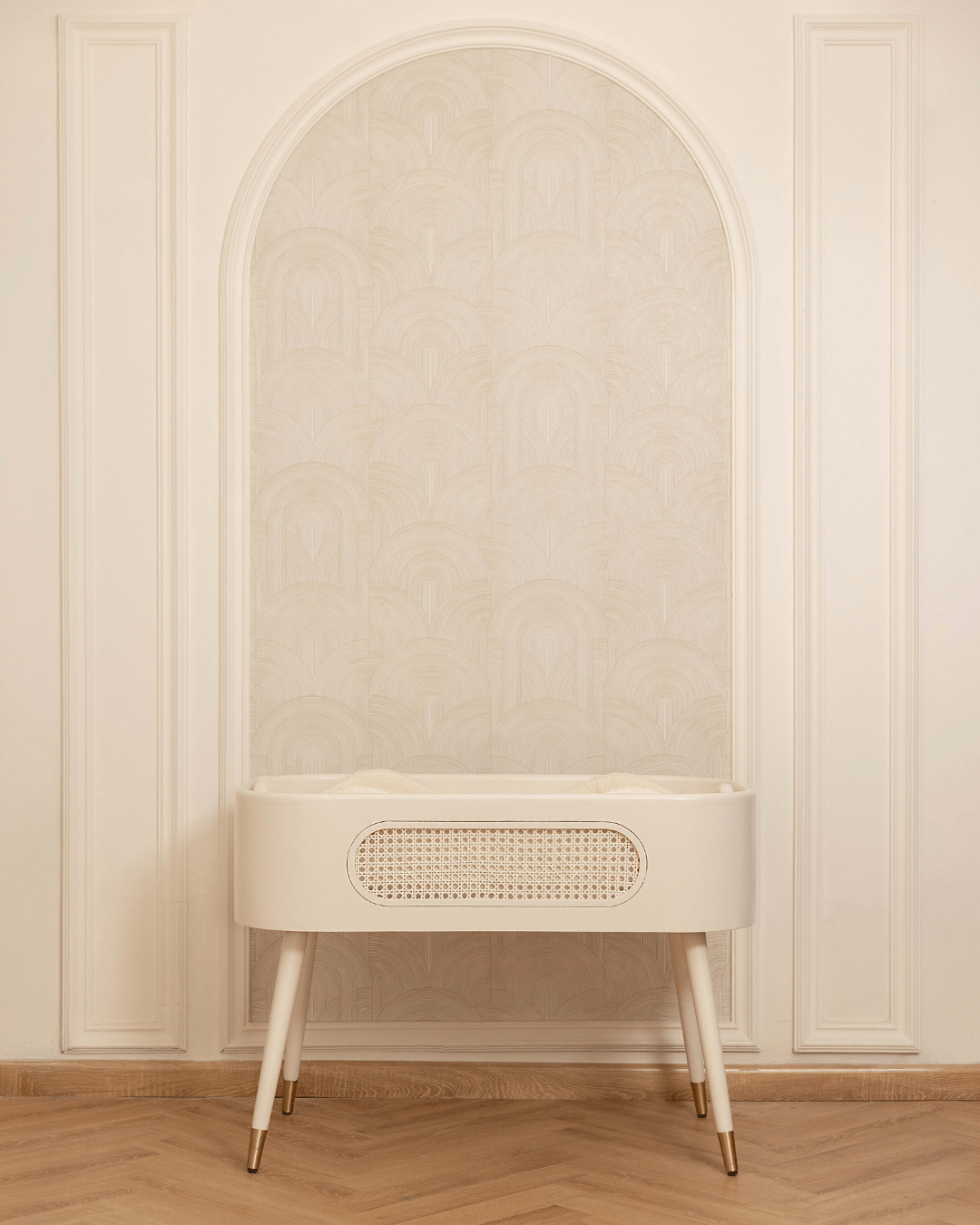 Baby Jalebi Baby & Toddler Oasis Forever Play Complete - Bassinet + Grow with me Set - Milk