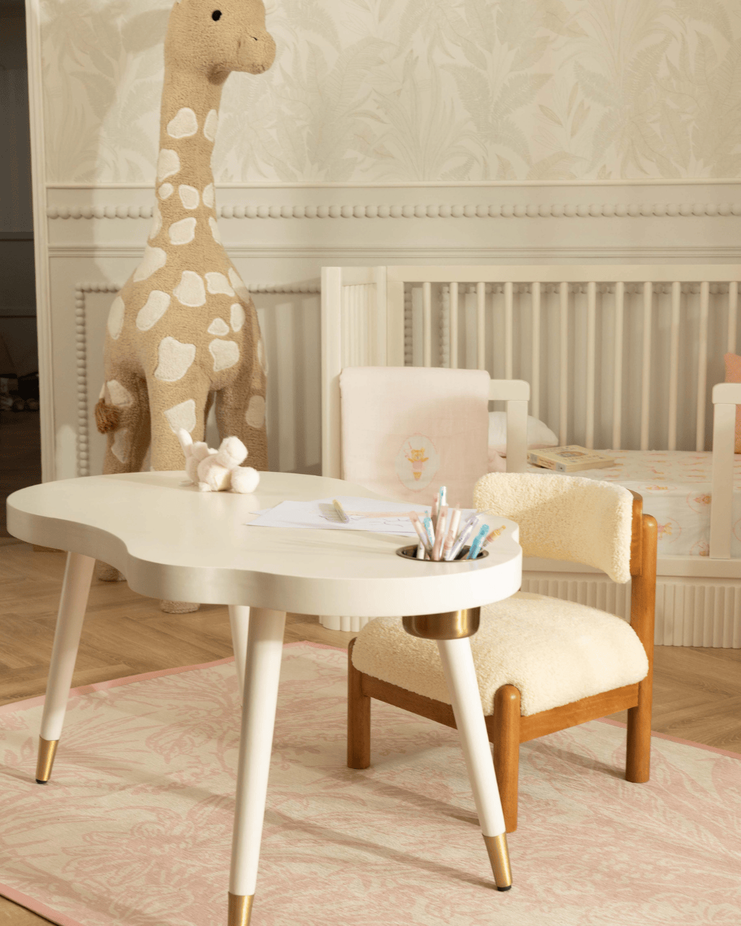 Baby Jalebi Baby & Toddler Oasis Forever Play Complete - Bassinet + Grow with me Set - Milk