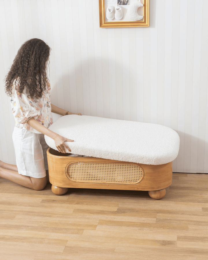 Baby Jalebi Baby & Toddler Oasis Forever Play Complete - Bassinet + Grow with me Set - Nutmeg