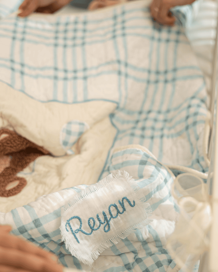 Baby Jalebi Bernie the Bear Cot Bedding Set with Bumper